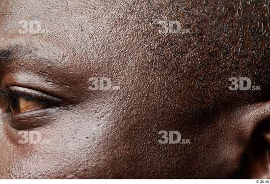 Eye Face Cheek Skin Man Black Slim Studio photo references