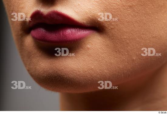 Face Mouth Cheek Skin Woman White Slim Studio photo references