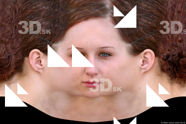 Female head texture