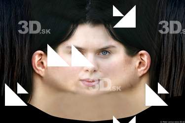 Female head texture