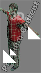3D Model White Man # 5