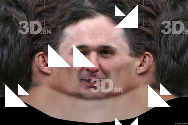 Male head texture