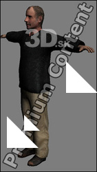 3D Model White Man # 9