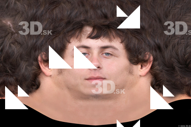 Male head texture