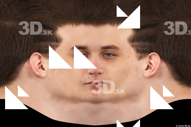 Male head texture