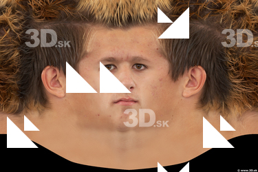 Male head texture