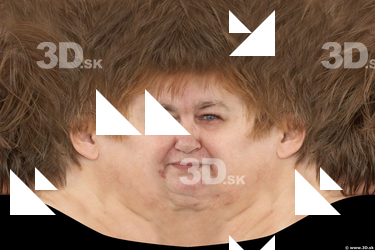 Female head texture