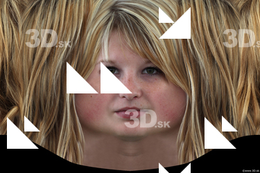 Female head texture