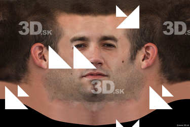 Male head texture