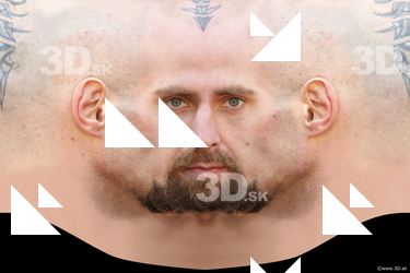Male head texture