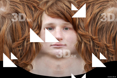 Male head texture