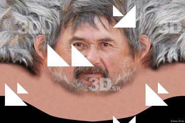 Male head texture