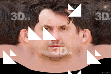 Male head texture