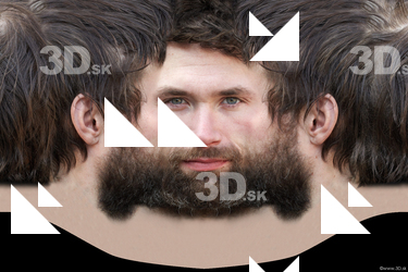 Male head texture