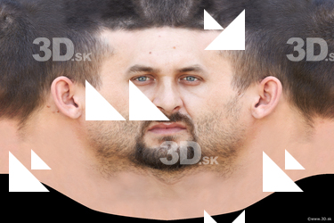 Male head texture