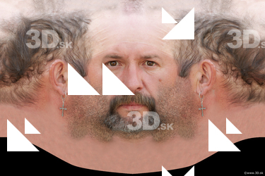 Male head texture
