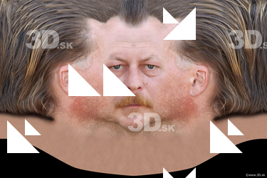 Male head texture