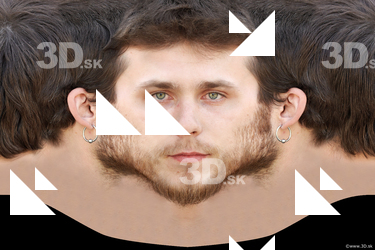 Male head texture