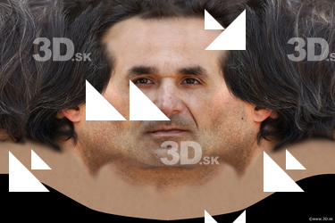 Male head texture