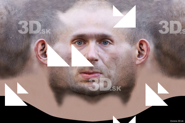 Male head texture