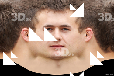 Male head texture
