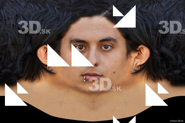 Female head texture