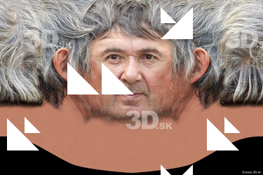 Male head texture