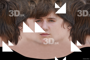 Male head texture