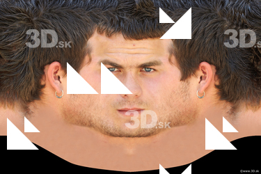 Male head texture