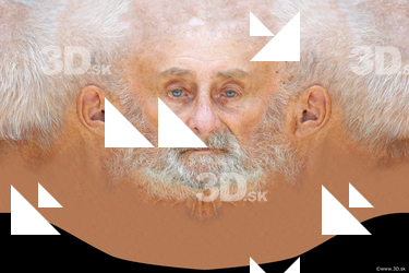 Male head texture