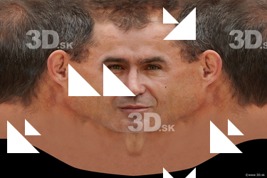 Male head texture