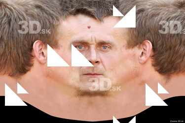 Male head texture