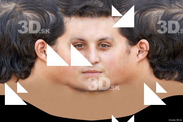Male head texture
