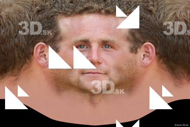 Male head texture