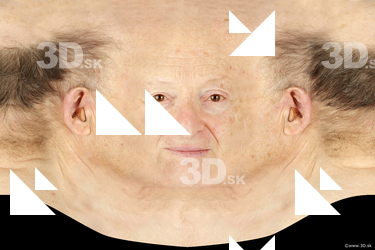 Male head texture