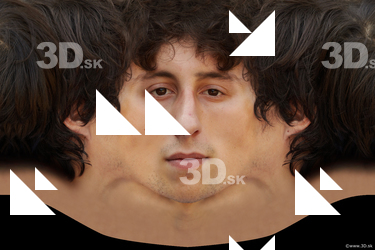 Male head texture