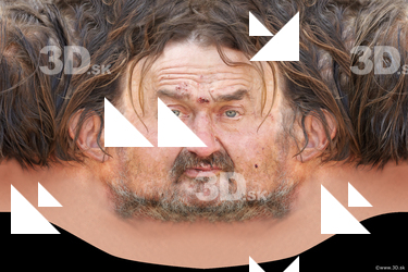 Male head texture