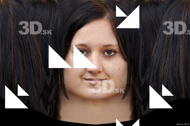 Female head texture