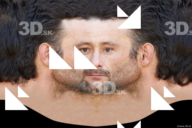 Male head texture