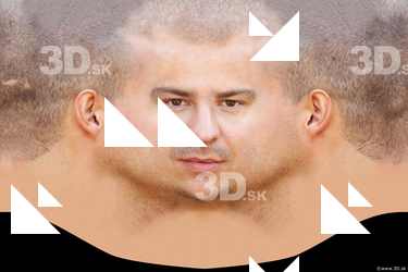 Male head texture