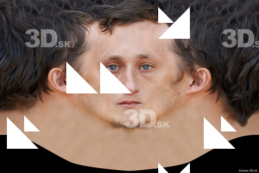 Male head texture