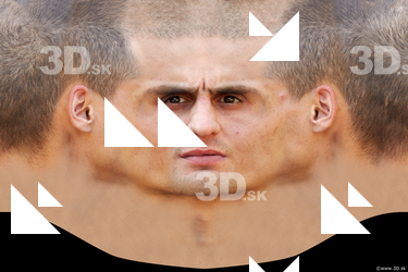 Male head texture