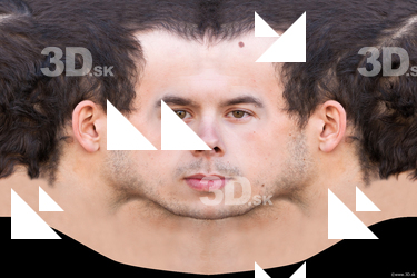 Male head texture