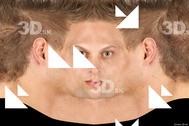 Male head texture