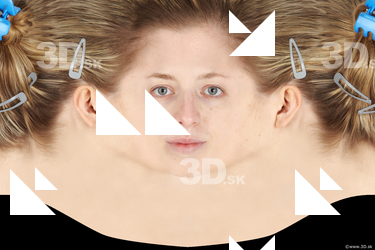 Female head texture