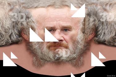 Male head texture