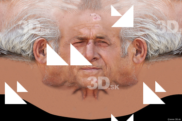 Male head texture