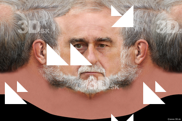 Male head texture