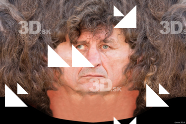 Male head texture