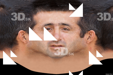 Male head texture